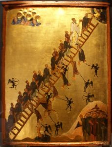 Icoana reprezentand Scara ascensiunii divine, se gaseste la manastirea Sfanta Ecaterina de la Muntele Sinai.
